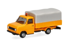 Herpa 099523 - H0 - Ford Transit mit Plane - orange